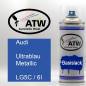 Preview: Audi, Ultrablau Metallic, LG5C / 6I: 400ml Sprühdose, von ATW Autoteile West.